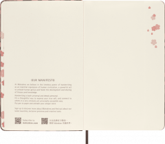 Carnet - Moleskine Limited Edition - Sakura - Fabric Hard Cover, Large, Ruled - Kosuke Tsumura