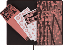 Carnet - Moleskine Limited Edition - Sakura - Fabric Hard Cover, Large, Ruled - Kosuke Tsumura