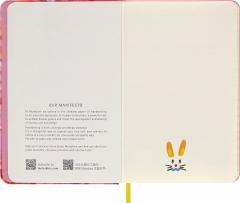 Carnet - Moleskine Limited Edition - Year of the Rabbit - Fabric Hard Cover, Pocket, Ruled - Angel Chen