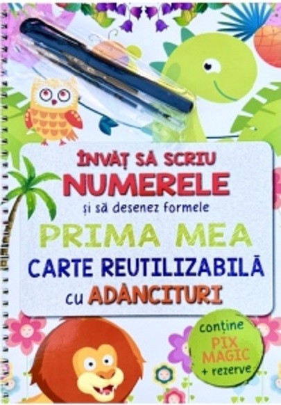 Invat sa scriu numerele si sa desenez formele