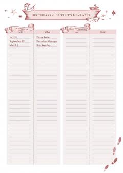 Carnet - Harry Potter - Hogwarts