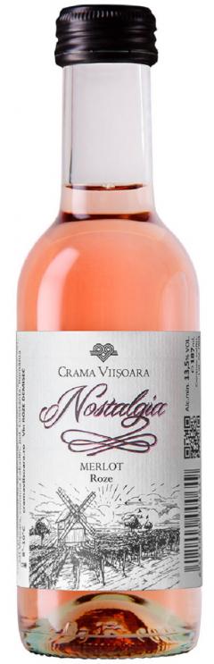 Vin rose - Nostalgia - Merlot mini, demisec