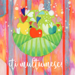 Felicitare - Love - Plicul verde - Iti multumesc