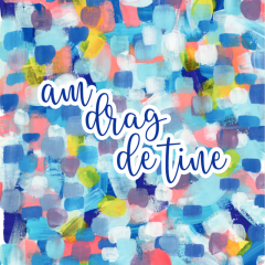 Felicitare - Love - Confetti - Am drag de tine