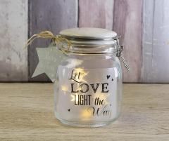 Decoratiune - Stars In Jars - Let Love Light The Way