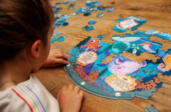 Puzzle 208 piese - Children's Reversible Jigsaws - Ocean Creatures