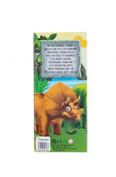 Puzzle 208 piese - Children's Reversible Jigsaws - Dinosaurs