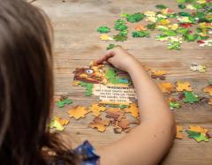 Puzzle 208 piese - Children's Reversible Jigsaws - Dinosaurs