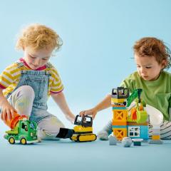 LEGO® DUPLO 10990 - Santier, 61 piese