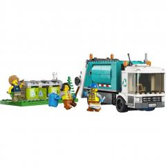 LEGO® City 60386 - Camion de reciclare, 261 piese