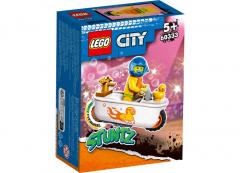 LEGO® City Stuntz 60333 - Motocicleta de cascadorii cu cada, 14 piese