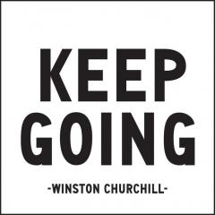 Magnet - Winston Churchill - Keep Going