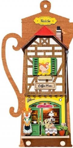 Puzzle tablou 3D - Cafenea