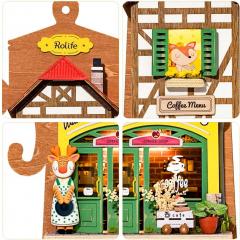 Puzzle tablou 3D - Cafenea