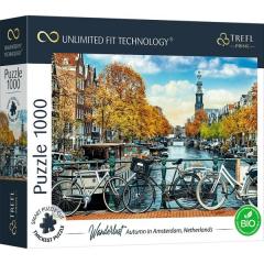 Puzzle 1000 piese - Toamna in Amsterdam