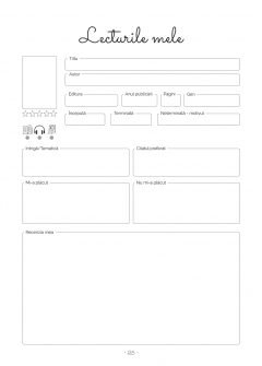 Jurnalul lecturilor mele