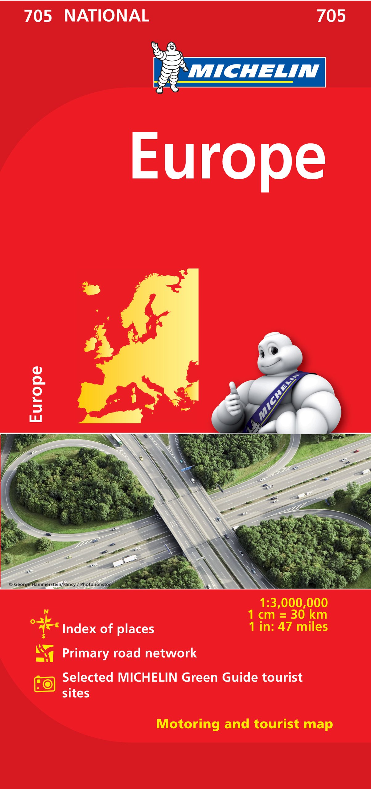 Europe - Michelin National Map 705