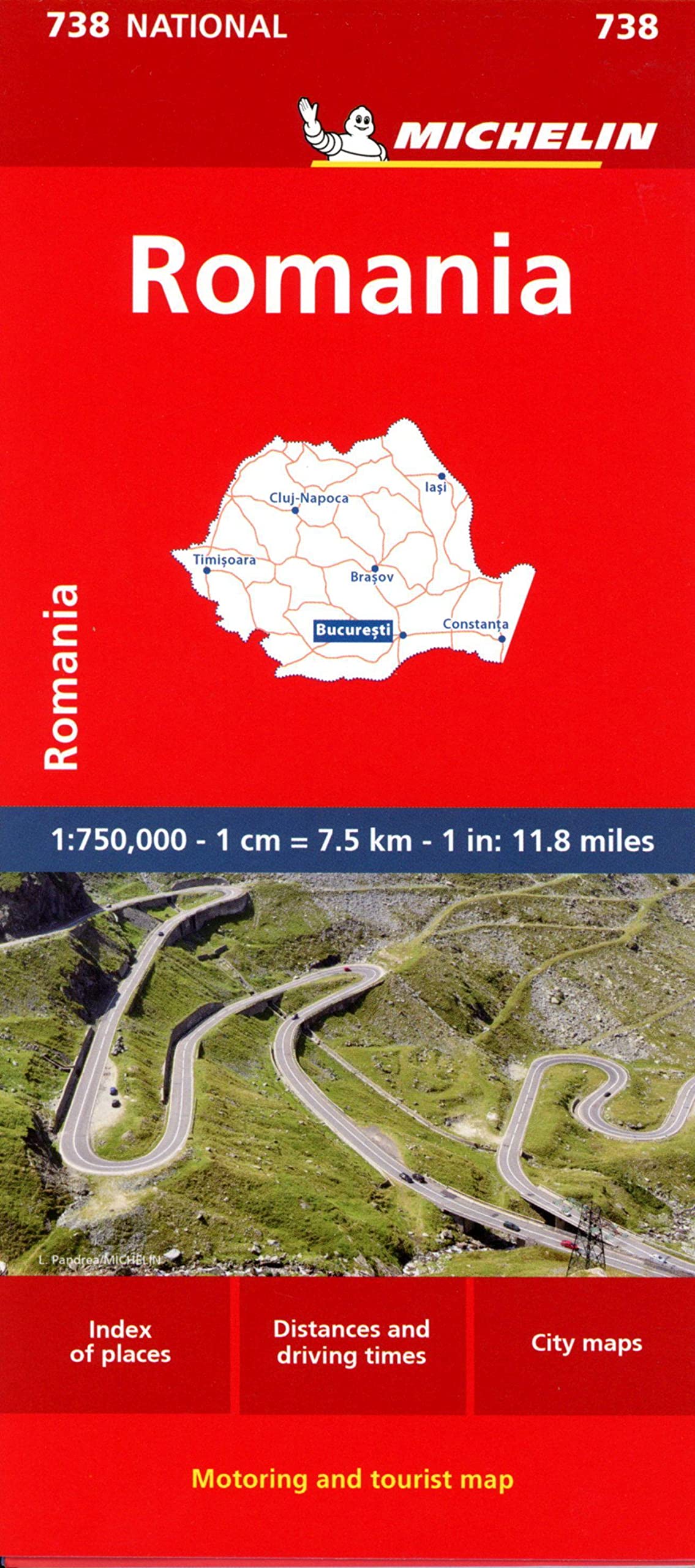 Michelin Romania Map