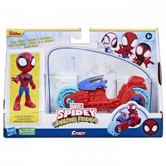 Set figurina cu vehicul - Spidey And His Amazing Friends - Spidey