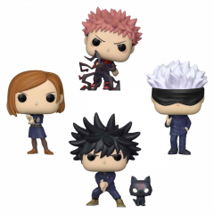 Set 4 figurine - Jujutsu Kaisen - Yuji Itadori, Megumi Fushiguro, Nobara Kugisaki, Satoru Gojo