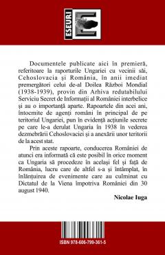 Actiunile teroriste ale Ungariei in Rusia Subcarpatica si in Romania (anii 1938-1939). Documente din Arhiva SSI