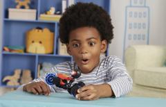 Set figurina - Spidey And His Amazing Friends - Miles Morales: Spider-Man cu motocicleta