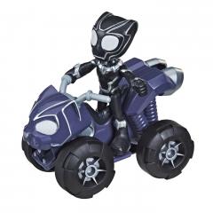 Set figurina - Spidey And His Amazing Friends - Black Panther cu vehicul