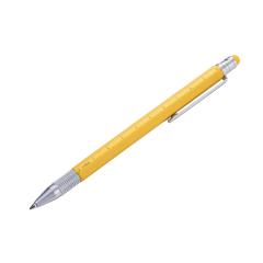 Pix - Construction Slim Multitasking Ballpoint Pen Yellow