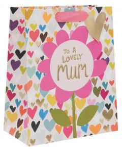 Punga de cadou - Large - Hearts and Flowers