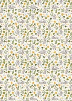 Hartie de impachetat - Leaping Bunnies