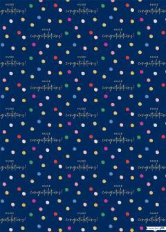 Hartie de impachetat - Huge Congratulations