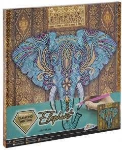 Set pictura cu diamante - Elefant