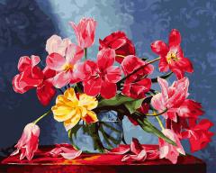 Set pictura pe numere - Panselute, 40x50 cm