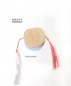 Brosa - Detaliu "Poarta Sarutului" Brancusi