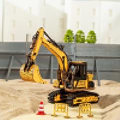 Puzzle 3D din lemn - Excavator