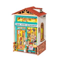 Set de constructie - Miniature Dollhouse - Free Time Bookshop