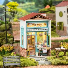 Set de constructie - Miniature Dollhouse - Free Time Bookshop