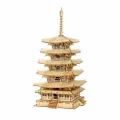 Puzzle 3D - Pagoda cu cinci etaje