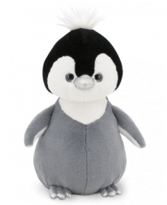 Jucarie de plus - Fluffy the Grey Penguin