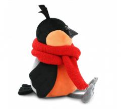 Jucarie de plus - Bob the Bullfinch - Red Scarf