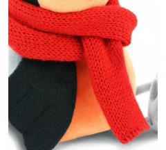 Jucarie de plus - Bob the Bullfinch - Red Scarf