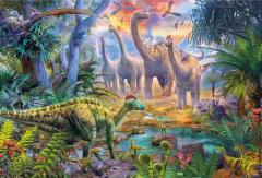 Puzzle 4 in 1 - Dinosaurs