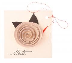 Martisor brosa - Trandafir roz