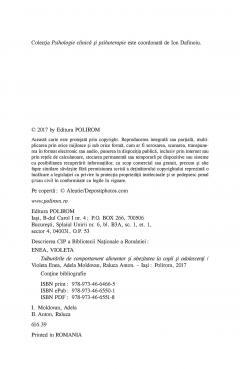 Tulburarile de comportament alimentar si obezitatea la copii si adolescenti