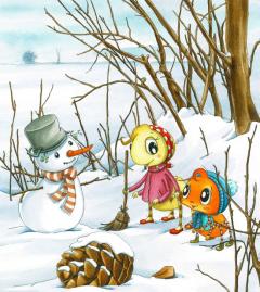 Micul Paianjen Firicel. Ce minunata este iarna!