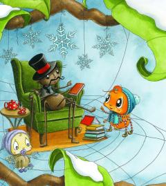 Micul Paianjen Firicel. Ce minunata este iarna!