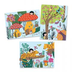 Kit creativ - Pictura cu degetele - Atinge si picteaza