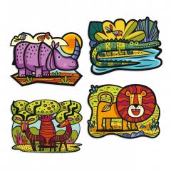 Set de colorat - Animale catifelate