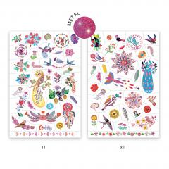 Tatuaje temporare - Pasari multicolore