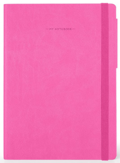 Carnet - My Notebook - Large, Plain - Bougainvillea